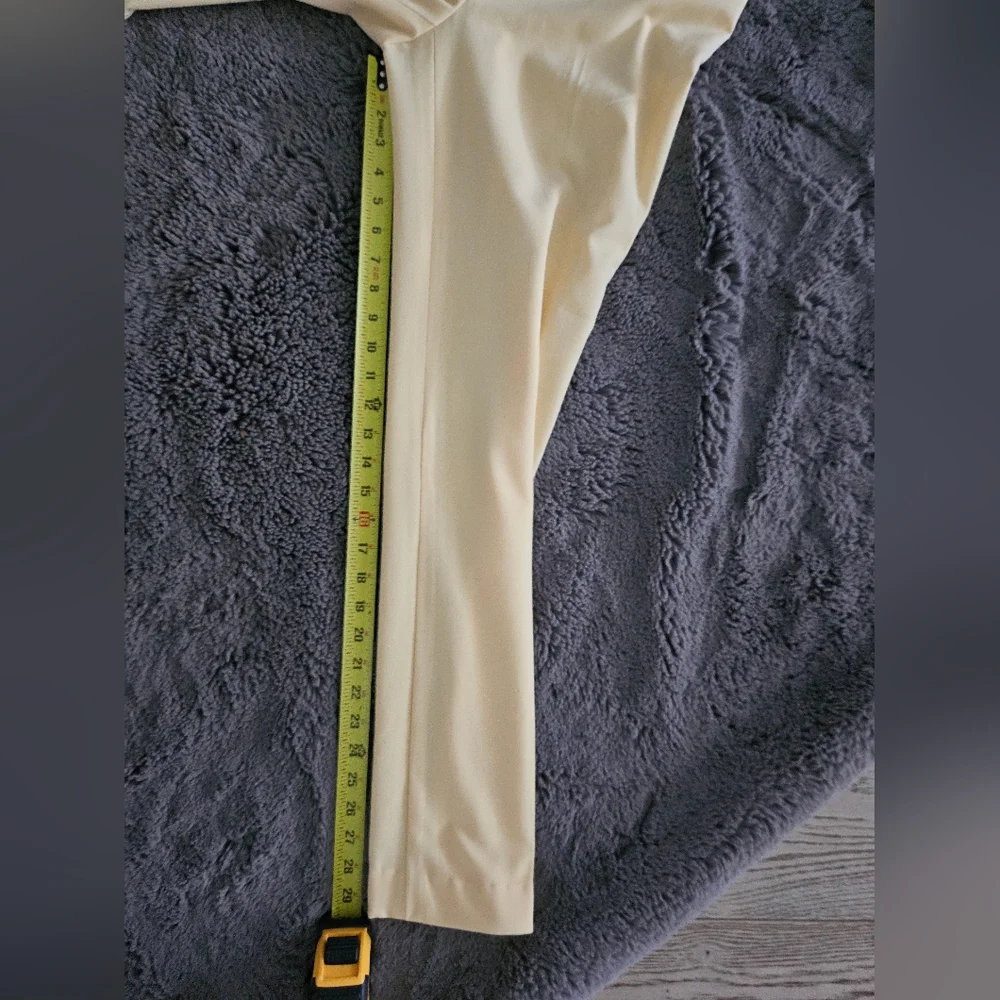 Focus 2000 Vintage Butter Yellow Straight Leg Dress Pants Womens 6 - Picture 10 of 12